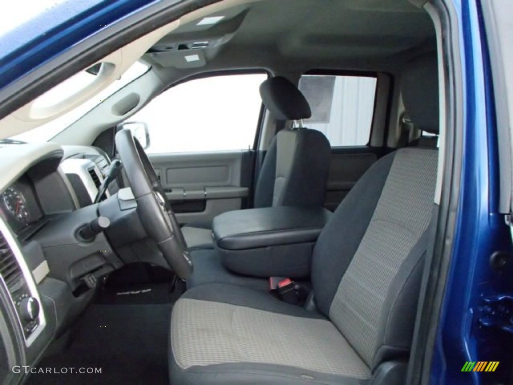 2010 Ram 1500 SLT Quad Cab 4x4 - Deep Water Blue Pearl / Dark Slate/Medium Graystone photo #8