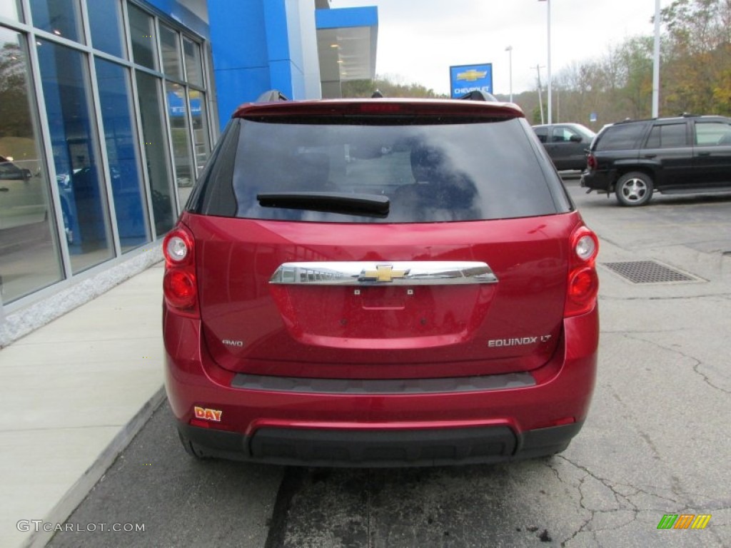 2014 Equinox LT AWD - Crystal Red Tintcoat / Jet Black photo #5