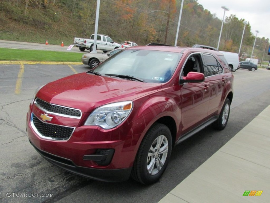 2014 Equinox LT AWD - Crystal Red Tintcoat / Jet Black photo #7