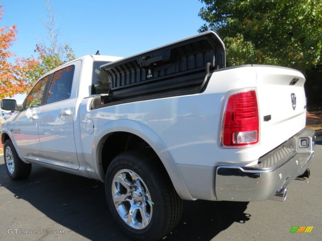 2014 1500 Laramie Crew Cab 4x4 - Bright White / Black photo #2