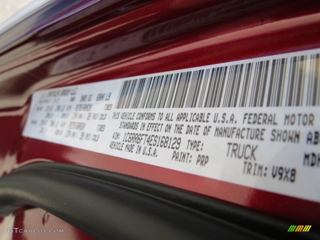 2014 1500 Express Quad Cab - Deep Cherry Red Crystal Pearl / Black/Diesel Gray photo #12
