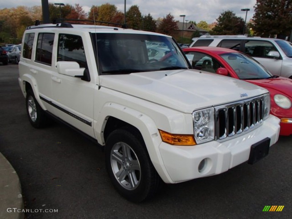 Stone White 2009 Jeep Commander Limited 4x4 Exterior Photo #87248446