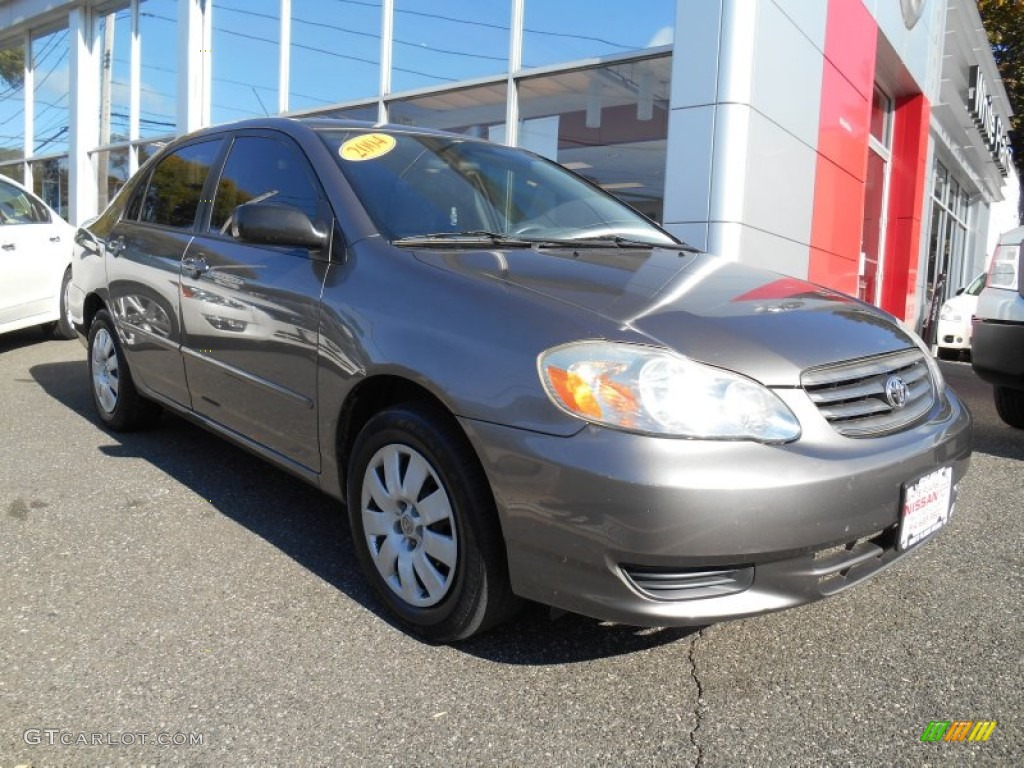 2004 Corolla LE - Moonshadow Gray Metallic / Light Gray photo #1