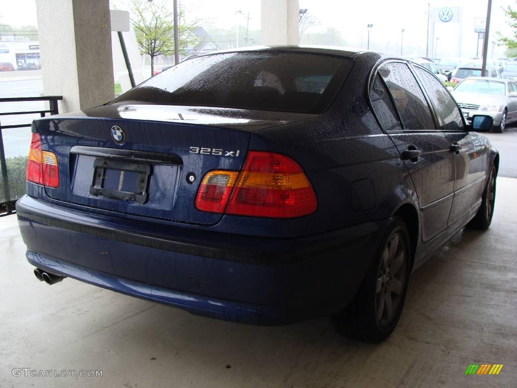 2003 3 Series 325xi Sedan - Mystic Blue Metallic / Sand photo #4