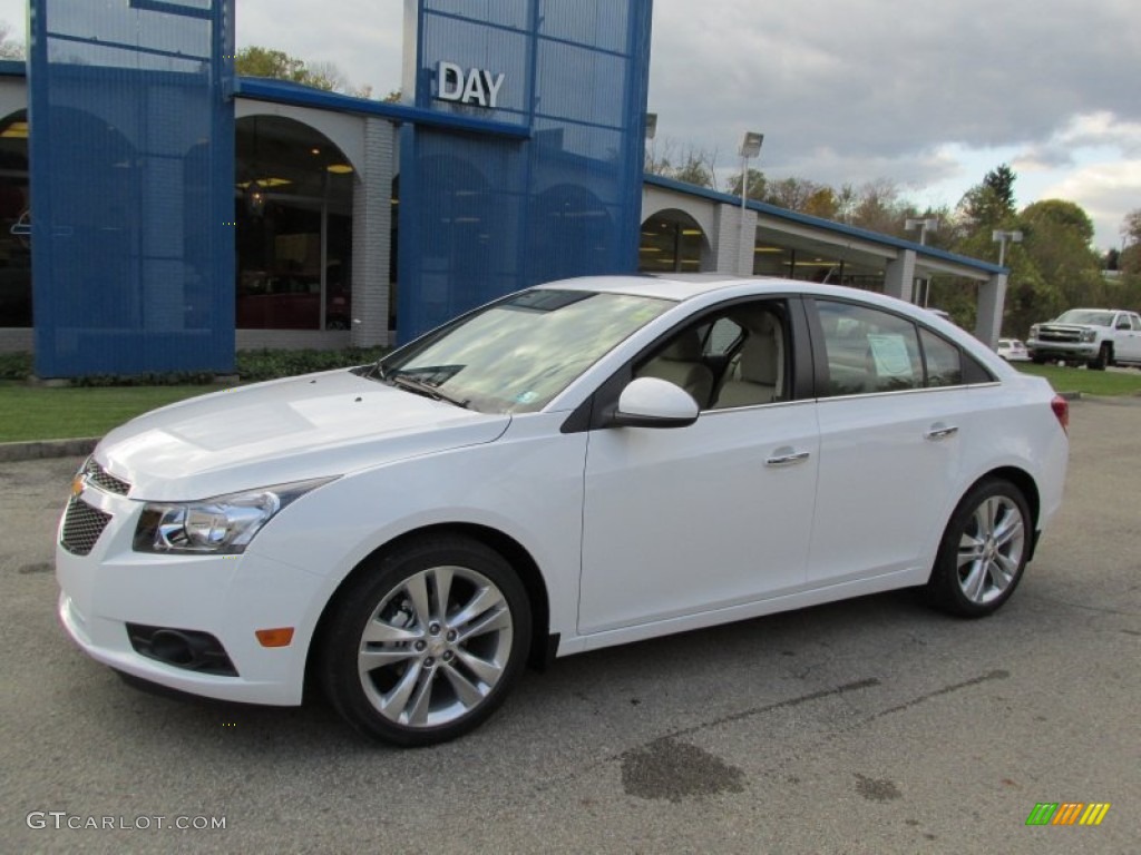 2014 Cruze LTZ - Summit White / Cocoa/Light Neutral photo #1
