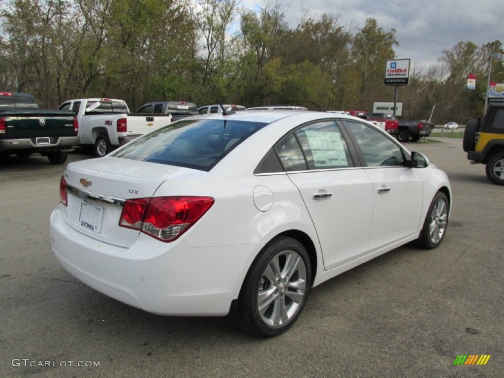 2014 Cruze LTZ - Summit White / Cocoa/Light Neutral photo #6