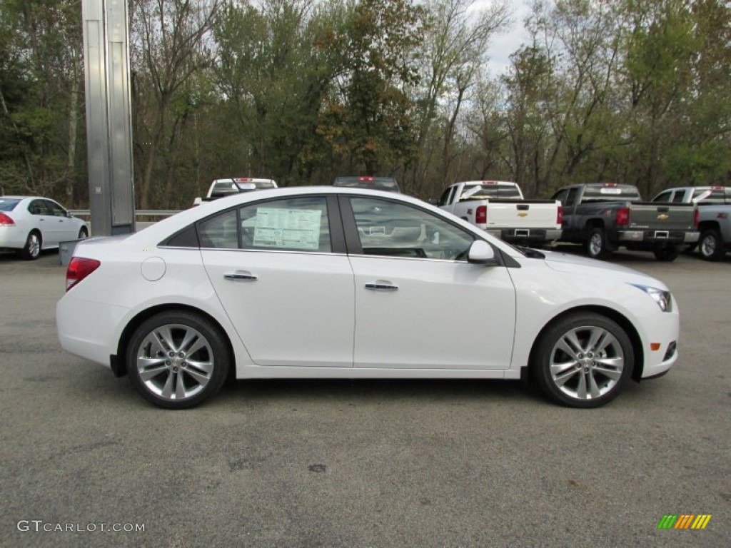2014 Cruze LTZ - Summit White / Cocoa/Light Neutral photo #7