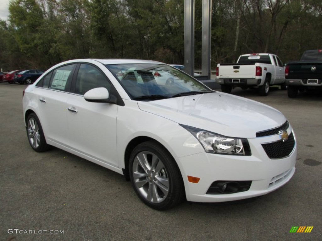 2014 Cruze LTZ - Summit White / Cocoa/Light Neutral photo #8