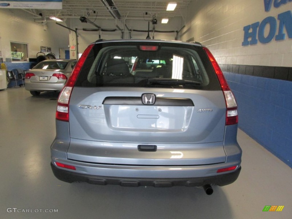 2011 CR-V LX 4WD - Glacier Blue Metallic / Gray photo #4