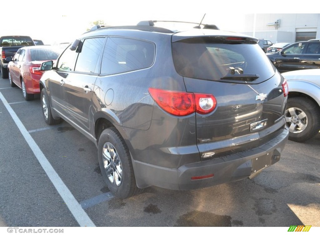 2011 Traverse LS AWD - Cyber Gray Metallic / Dark Gray/Light Gray photo #3