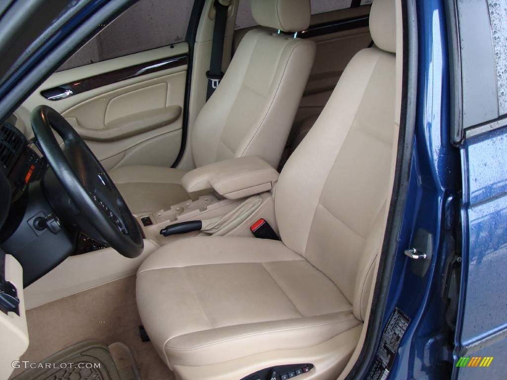 2003 3 Series 325xi Sedan - Mystic Blue Metallic / Sand photo #12