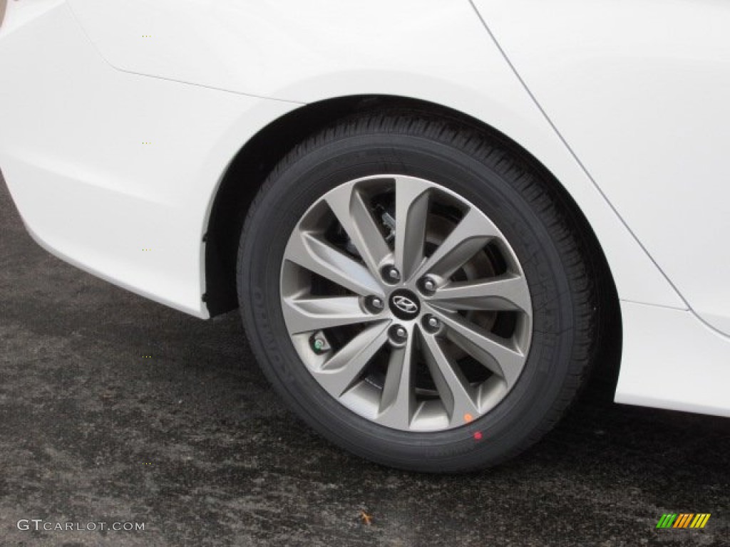 2014 Sonata Limited - Pearl White / Gray photo #3
