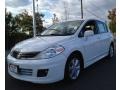 2011 Fresh Powder White Nissan Versa 1.8 SL Hatchback  photo #1