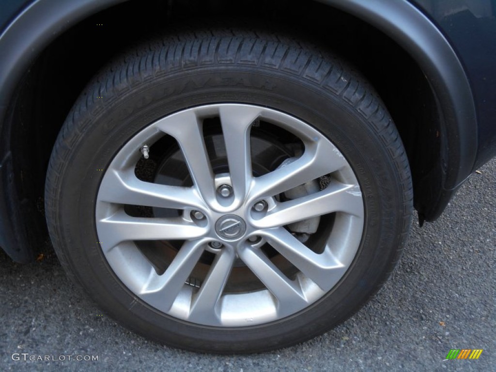 2012 Juke S AWD - Graphite Blue / Black/Silver Trim photo #3