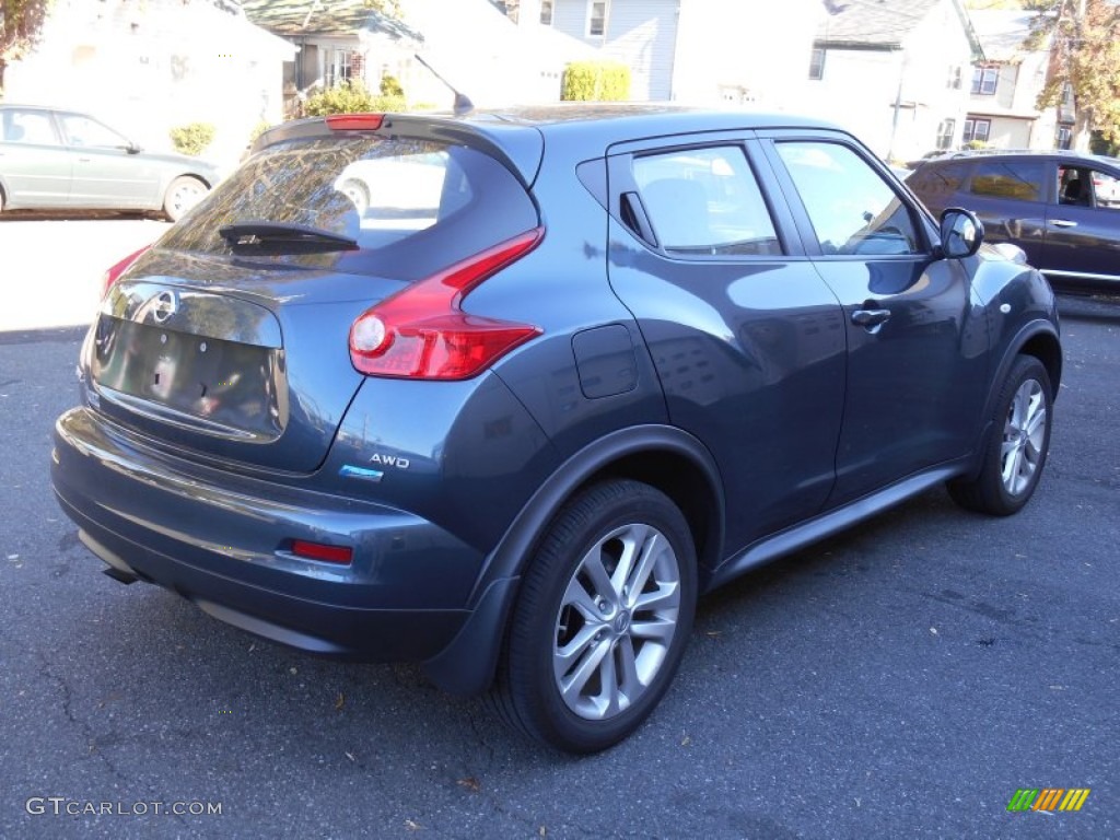 2012 Juke S AWD - Graphite Blue / Black/Silver Trim photo #4