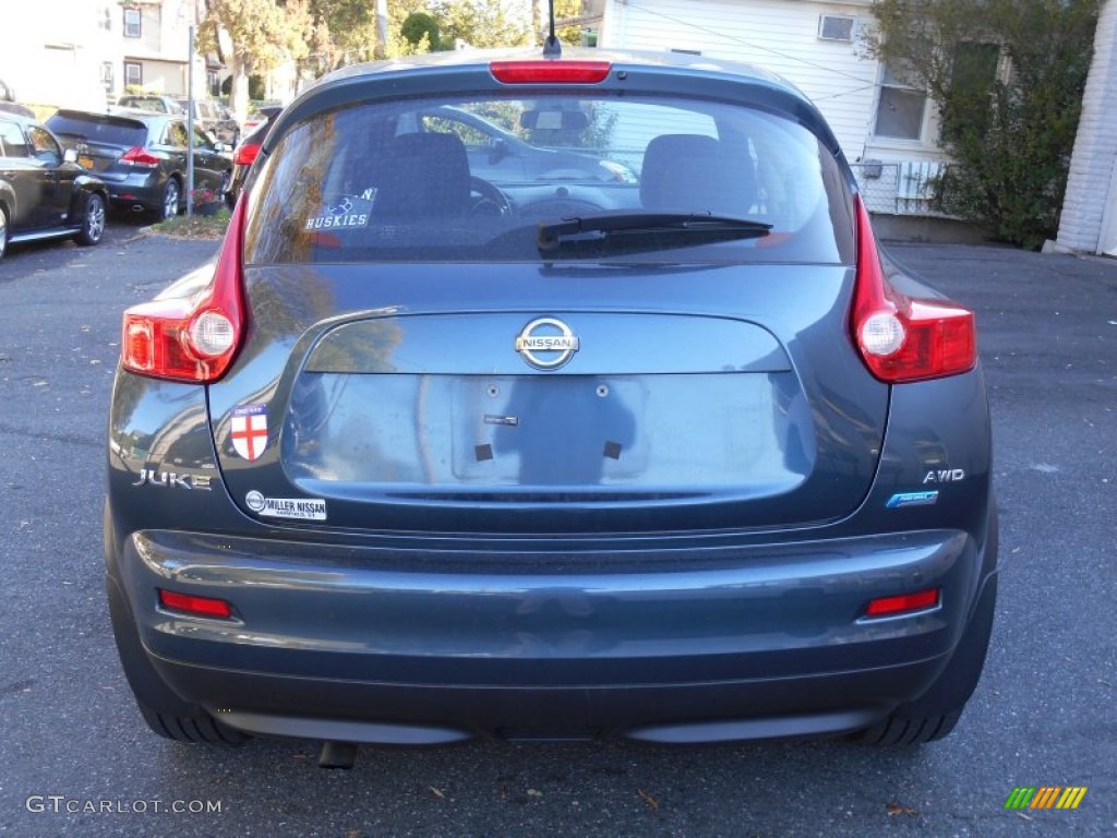 2012 Juke S AWD - Graphite Blue / Black/Silver Trim photo #5