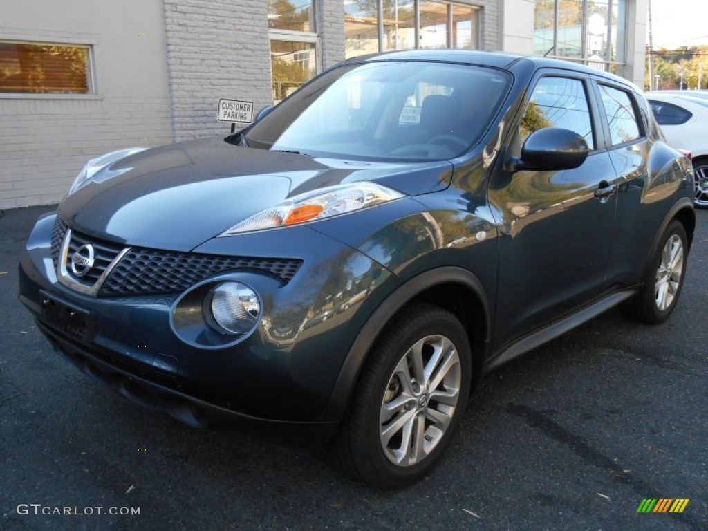 2012 Juke S AWD - Graphite Blue / Black/Silver Trim photo #7