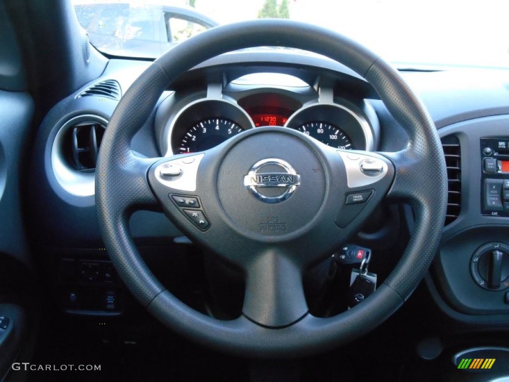 2012 Juke S AWD - Graphite Blue / Black/Silver Trim photo #16