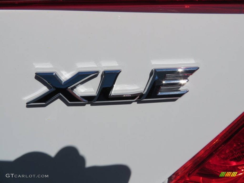 2014 Camry XLE - Super White / Ash photo #15