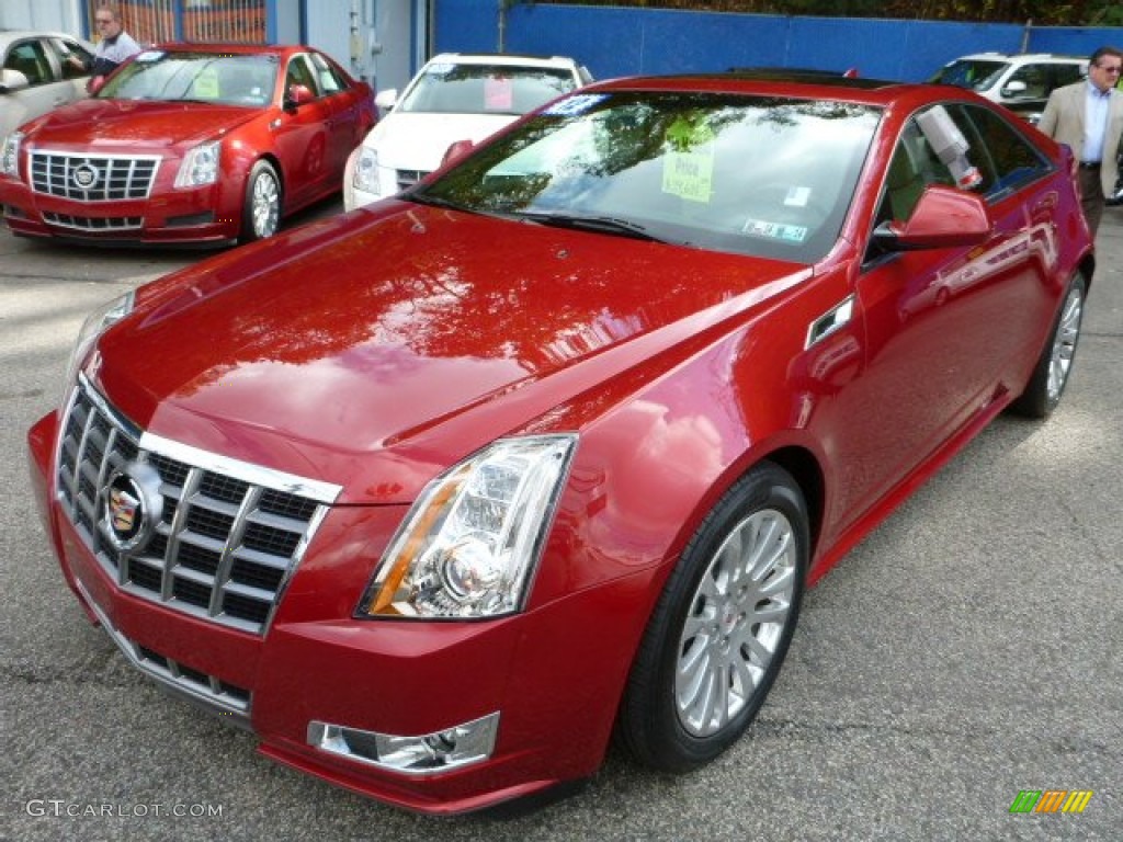 Crystal Red Tintcoat 2012 Cadillac CTS 4 AWD Coupe Exterior Photo #87254583