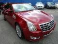 2012 Crystal Red Tintcoat Cadillac CTS 4 AWD Coupe  photo #3