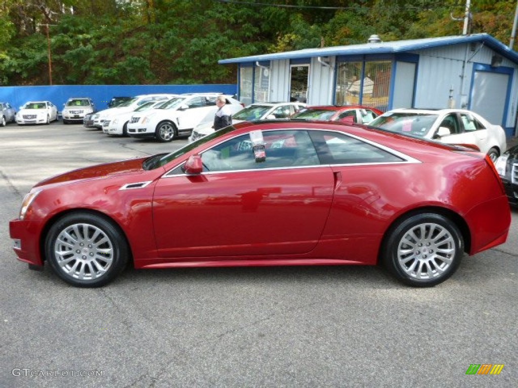 Crystal Red Tintcoat 2012 Cadillac CTS 4 AWD Coupe Exterior Photo #87254794