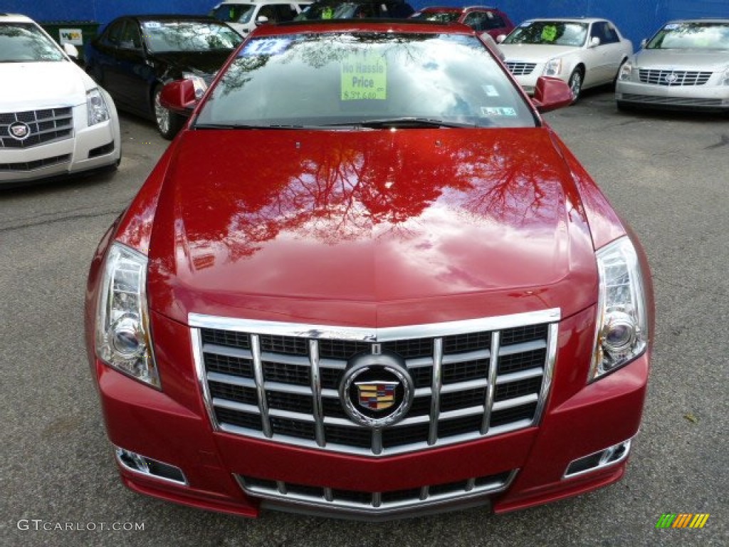 Crystal Red Tintcoat 2012 Cadillac CTS 4 AWD Coupe Exterior Photo #87254911