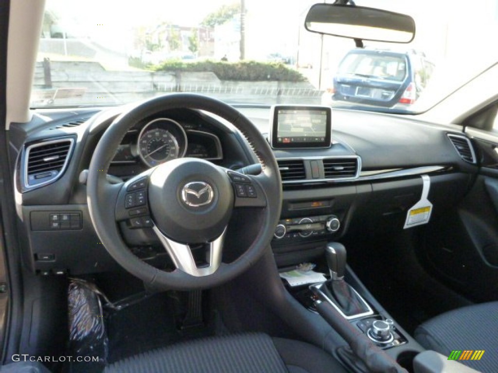 2014 Mazda MAZDA3 i Grand Touring 4 Door Black Dashboard Photo #87254912