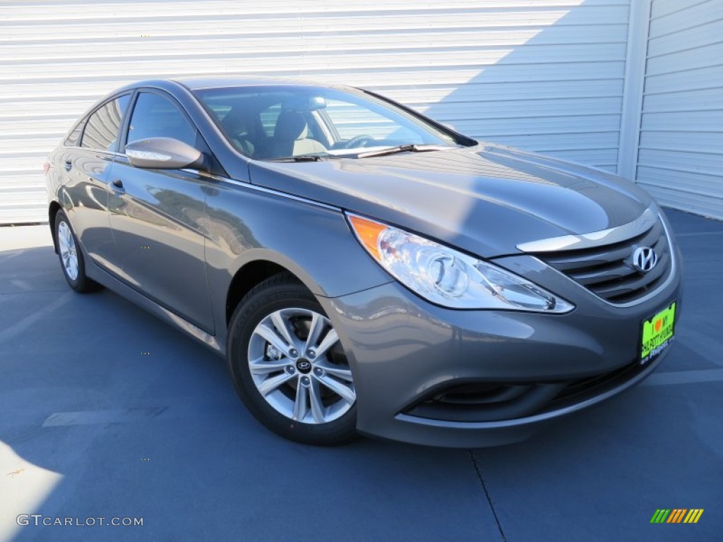 2014 Sonata Limited - Harbor Gray Metallic / Gray photo #1