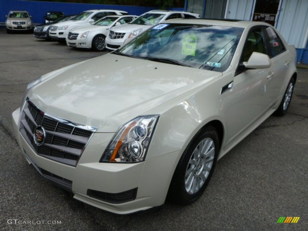 2011 CTS 4 3.0 AWD Sedan - Vanilla Latte Metallic / Cashmere/Cocoa photo #1