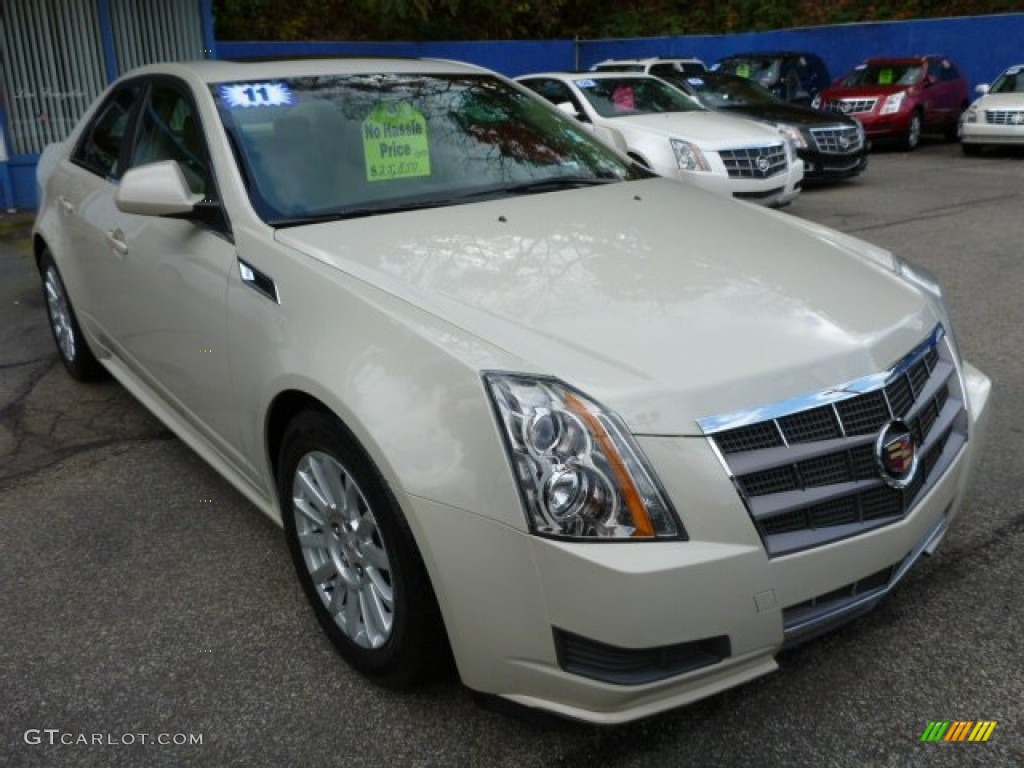 2011 CTS 4 3.0 AWD Sedan - Vanilla Latte Metallic / Cashmere/Cocoa photo #3