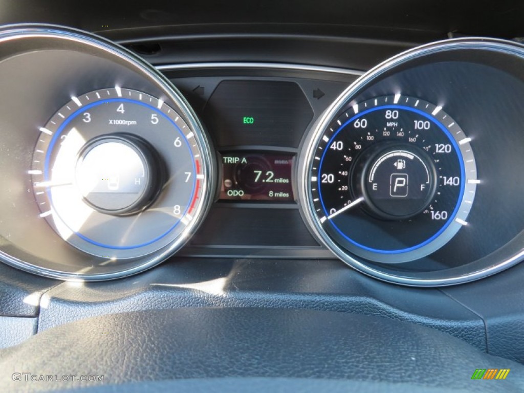 2014 Hyundai Sonata Limited Gauges Photo #87256203