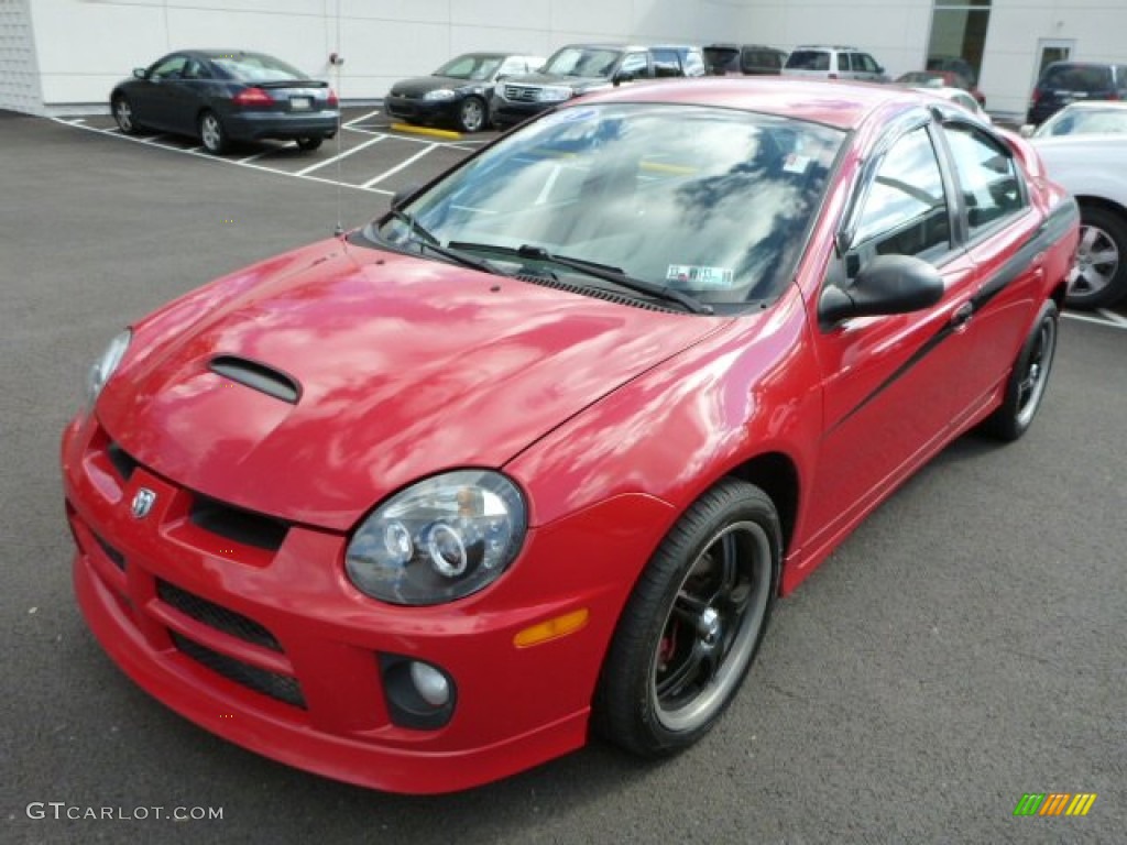 2003 Neon SRT-4 - Flame Red / Dark Slate Gray photo #7