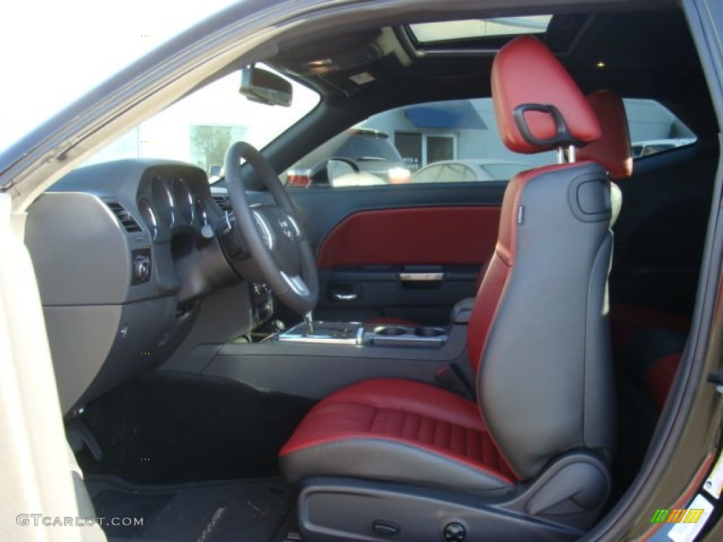 2013 Challenger Rallye Redline - Pitch Black / Dark Slate Gray photo #9