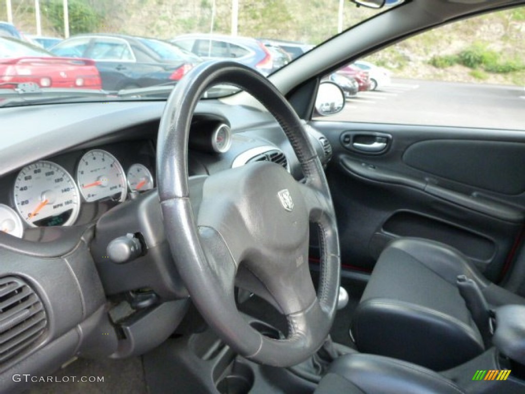 2003 Dodge Neon SRT-4 Dark Slate Gray Steering Wheel Photo #87256779