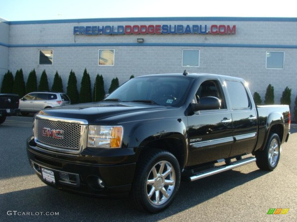 2010 Sierra 1500 Denali Crew Cab AWD - Onyx Black / Ebony photo #1