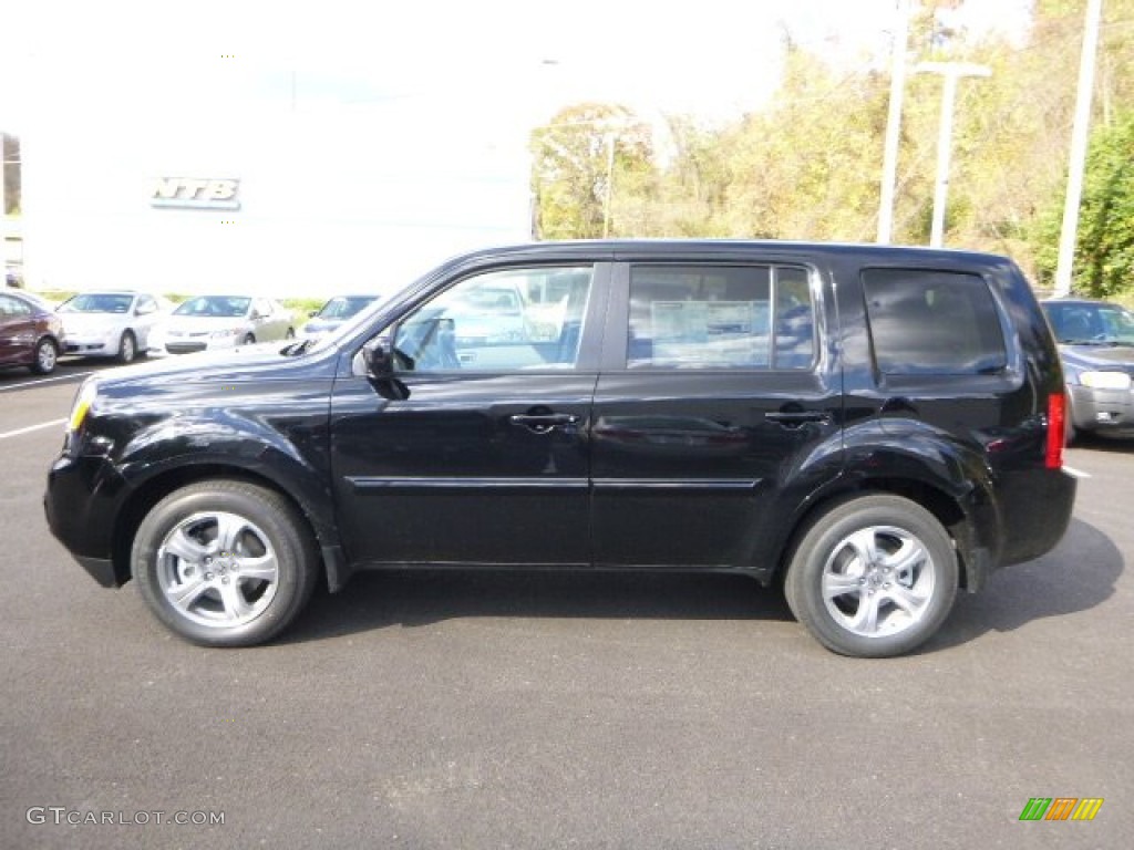 Crystal Black Pearl 2014 Honda Pilot EX-L 4WD Exterior Photo #87257022
