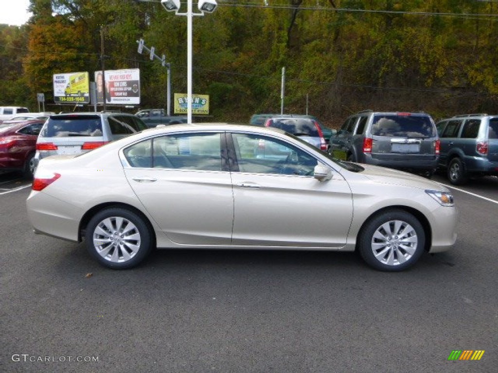 2014 Accord EX-L V6 Sedan - Champagne Frost Pearl / Ivory photo #2