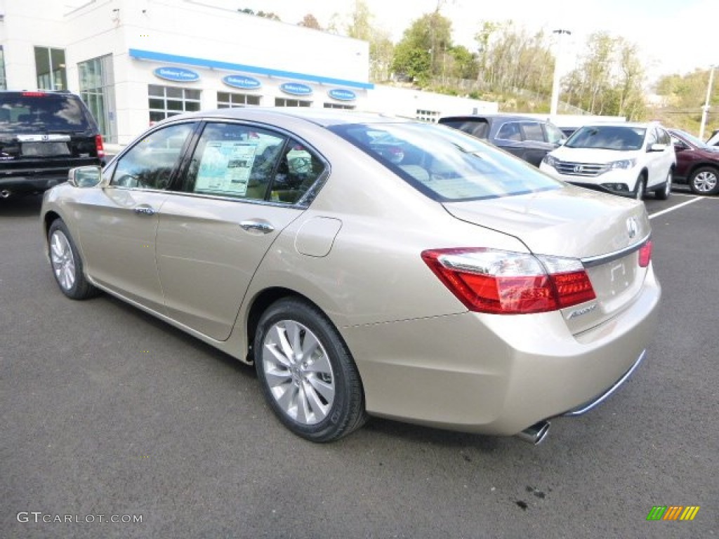 2014 Accord EX-L V6 Sedan - Champagne Frost Pearl / Ivory photo #5
