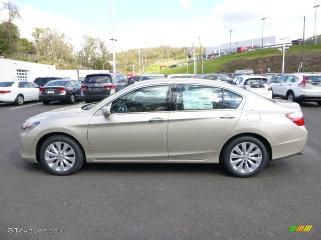 2014 Accord EX-L V6 Sedan - Champagne Frost Pearl / Ivory photo #6