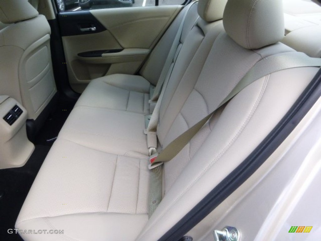 2014 Accord EX-L V6 Sedan - Champagne Frost Pearl / Ivory photo #11