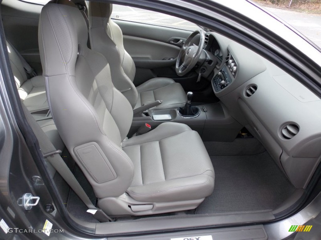 2005 RSX Type S Sports Coupe - Magnesium Gray Metallic / Titanium photo #17