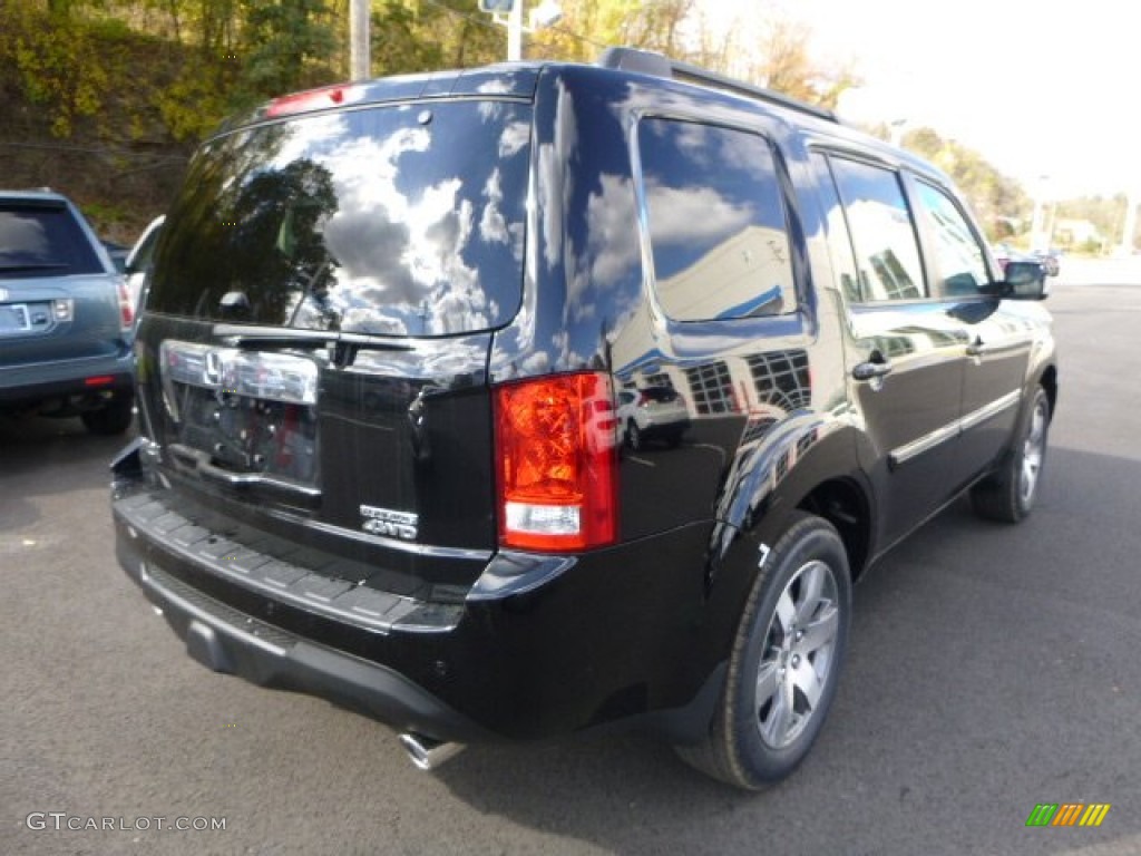 2014 Pilot Touring 4WD - Crystal Black Pearl / Black photo #3