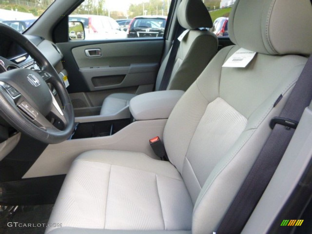 2014 Pilot LX 4WD - Modern Steel Metallic / Gray photo #10