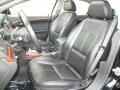 2008 Saturn Aura Black Interior Front Seat Photo