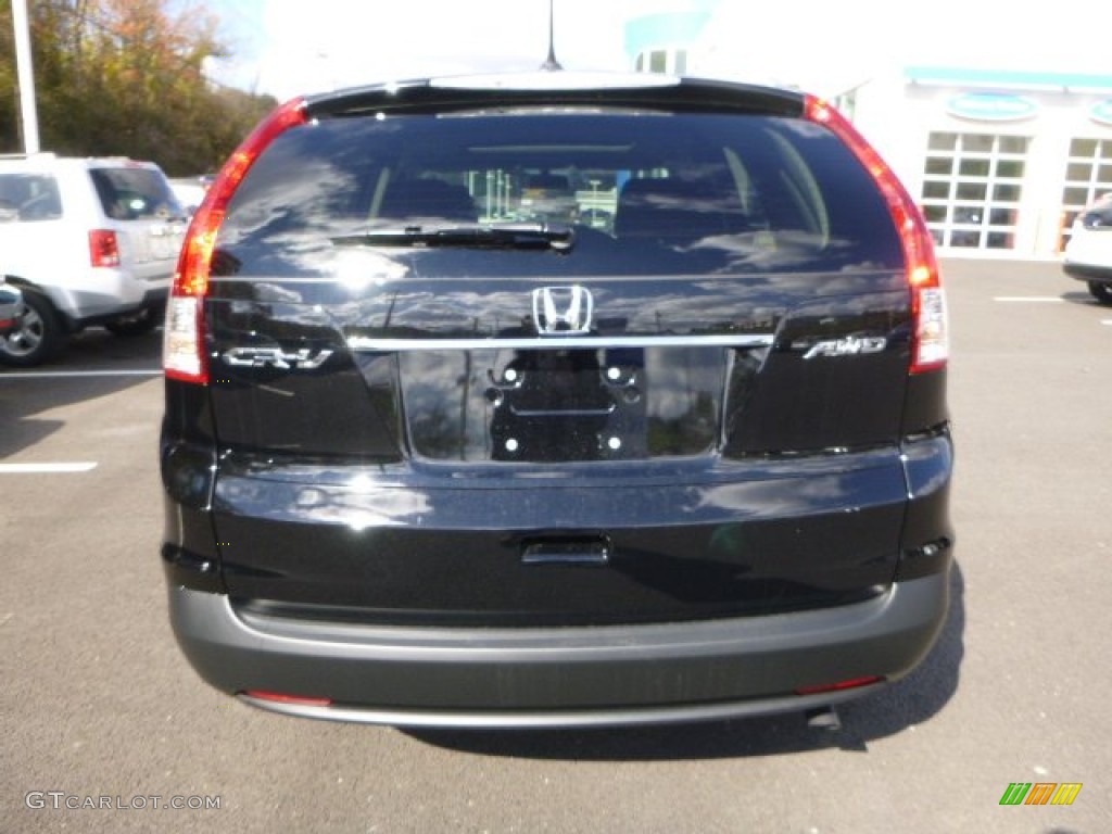 2014 CR-V EX-L AWD - Crystal Black Pearl / Black photo #4