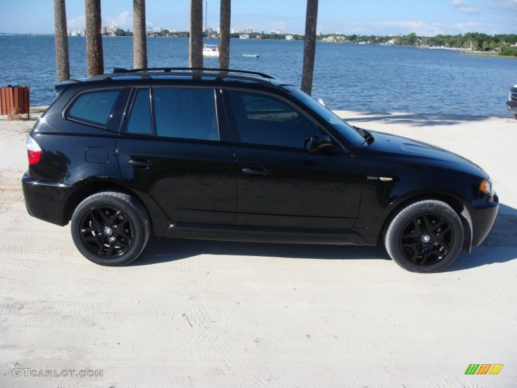 Black Sapphire Metallic 2006 BMW X3 3.0i Exterior Photo #87261909