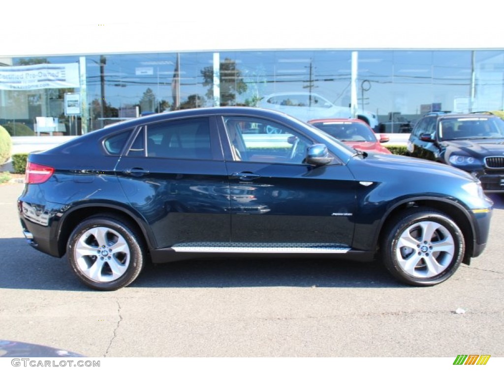 2013 X6 xDrive35i - Midnight Blue Metallic / Saddle Brown photo #2