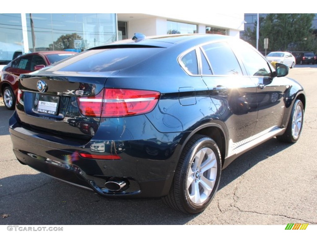 2013 X6 xDrive35i - Midnight Blue Metallic / Saddle Brown photo #3