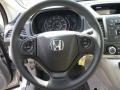 2014 Honda CR-V Gray Interior Steering Wheel Photo